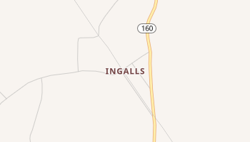 Ingalls, Arkansas map