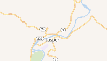 Jasper, Arkansas map