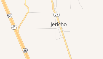 Jericho, Arkansas map