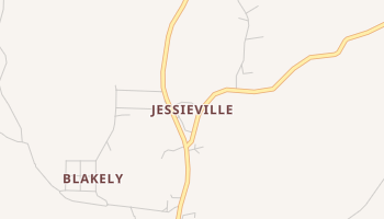Jessieville, Arkansas map