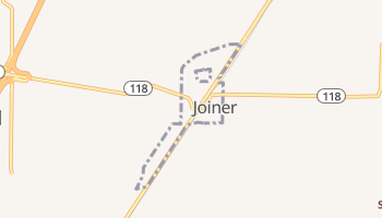 Joiner, Arkansas map