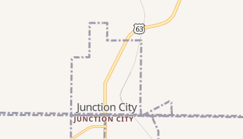 Junction City, Arkansas map