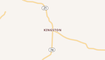 Kingston, Arkansas map