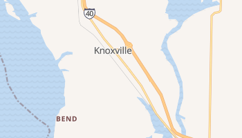 Knoxville, Arkansas map