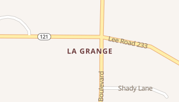 La Grange, Arkansas map
