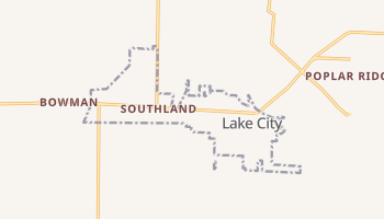 Lake City, Arkansas map