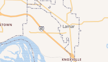 Lamar, Arkansas map
