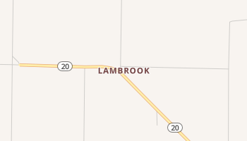 Lambrook, Arkansas map