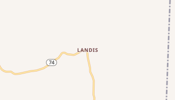 Landis, Arkansas map
