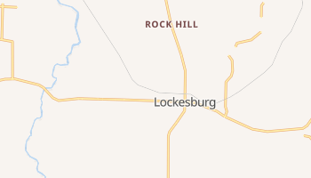 Lockesburg, Arkansas map