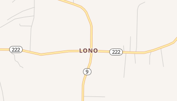 Lono, Arkansas map