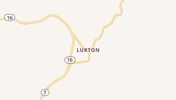 Lurton, Arkansas map