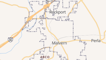 Malvern, Arkansas map