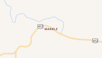 Marble, Arkansas map