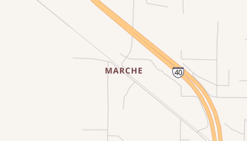 Marche, Arkansas map