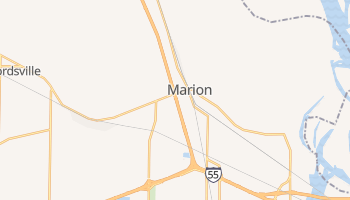 Marion, Arkansas map