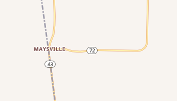 Maysville, Arkansas map