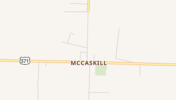 McCaskill, Arkansas map
