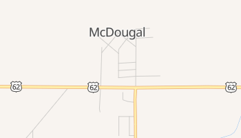 McDougal, Arkansas map