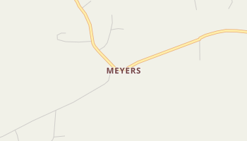 Meyers, Arkansas map