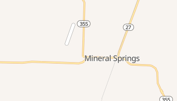 Mineral Springs, Arkansas map