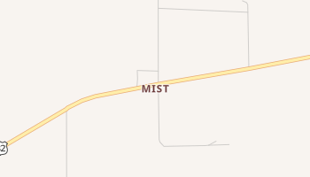Mist, Arkansas map