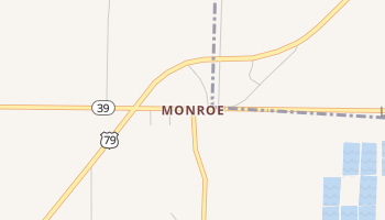 Monroe, Arkansas map