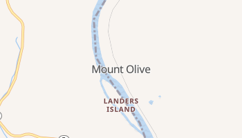 Mount Olive, Arkansas map