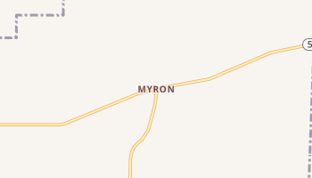 Myron, Arkansas map