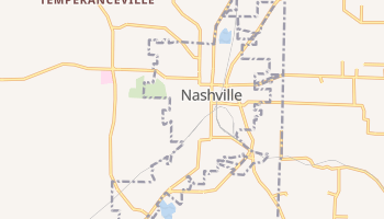 Nashville, Arkansas map