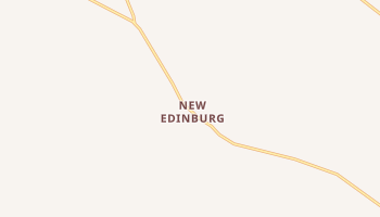 New Edinburg, Arkansas map