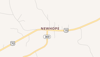 Newhope, Arkansas map