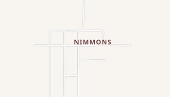 Nimmons, Arkansas map