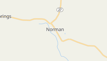 Norman, Arkansas map