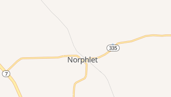 Norphlet, Arkansas map