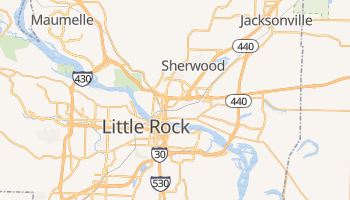 North Little Rock, Arkansas map