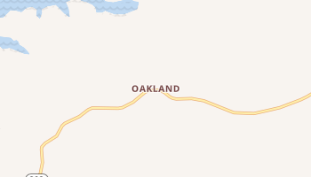 Oakland, Arkansas map