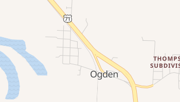 Ogden, Arkansas map