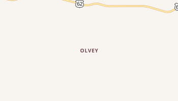 Olvey, Arkansas map