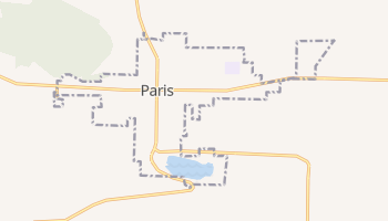 Paris, Arkansas map