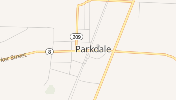 Parkdale, Arkansas map