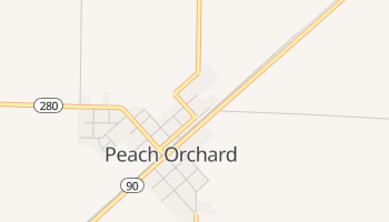 Peach Orchard, Arkansas map