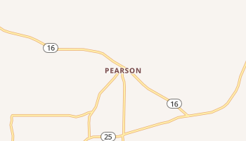 Pearson, Arkansas map