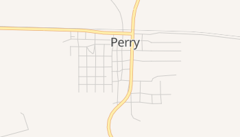 Perry, Arkansas map