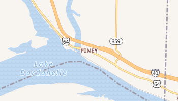 Piney, Arkansas map