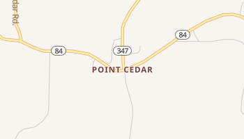 Point Cedar, Arkansas map