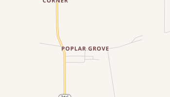 Poplar Grove, Arkansas map