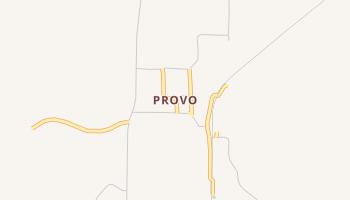 Provo, Arkansas map