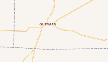 Quitman, Arkansas map