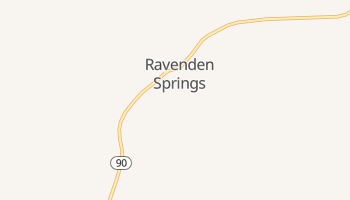 Ravenden Springs, Arkansas map